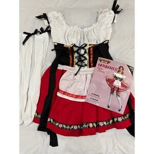 Oktoberfest Dirndl German Dress Costume  Size Medium